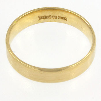 18ct gold Wedding Ring size L